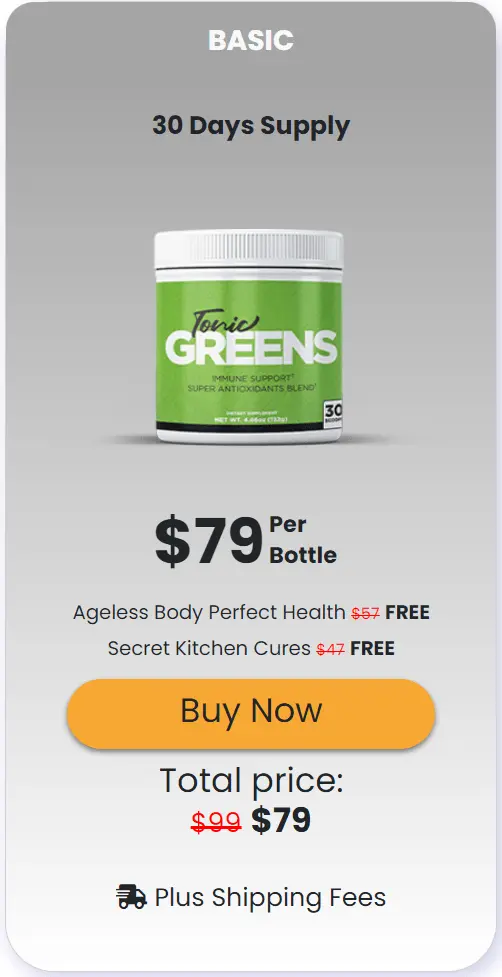 Tonic Greens buy 1 bottle